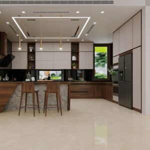 Gạch 100x100 Cm - Gạch Vân Cẩm Thạch (Marble) Bóng Kem - Ảnh 3