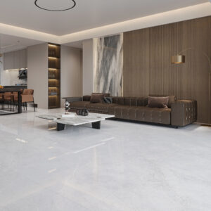 Gạch 100x100 Cm - Gạch Vân Cẩm Thạch (Marble) Bóng Xám - Ảnh 3