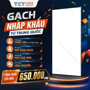 Gạch 90x180 Cm - Gạch Vân Khói Trắng Bóng