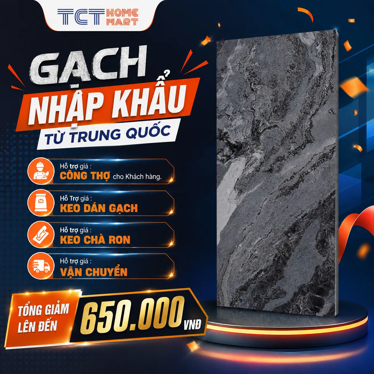 Gạch 90x180 Cm - Gạch Nối Vân Dòng Chảy Bóng Xám Đậm