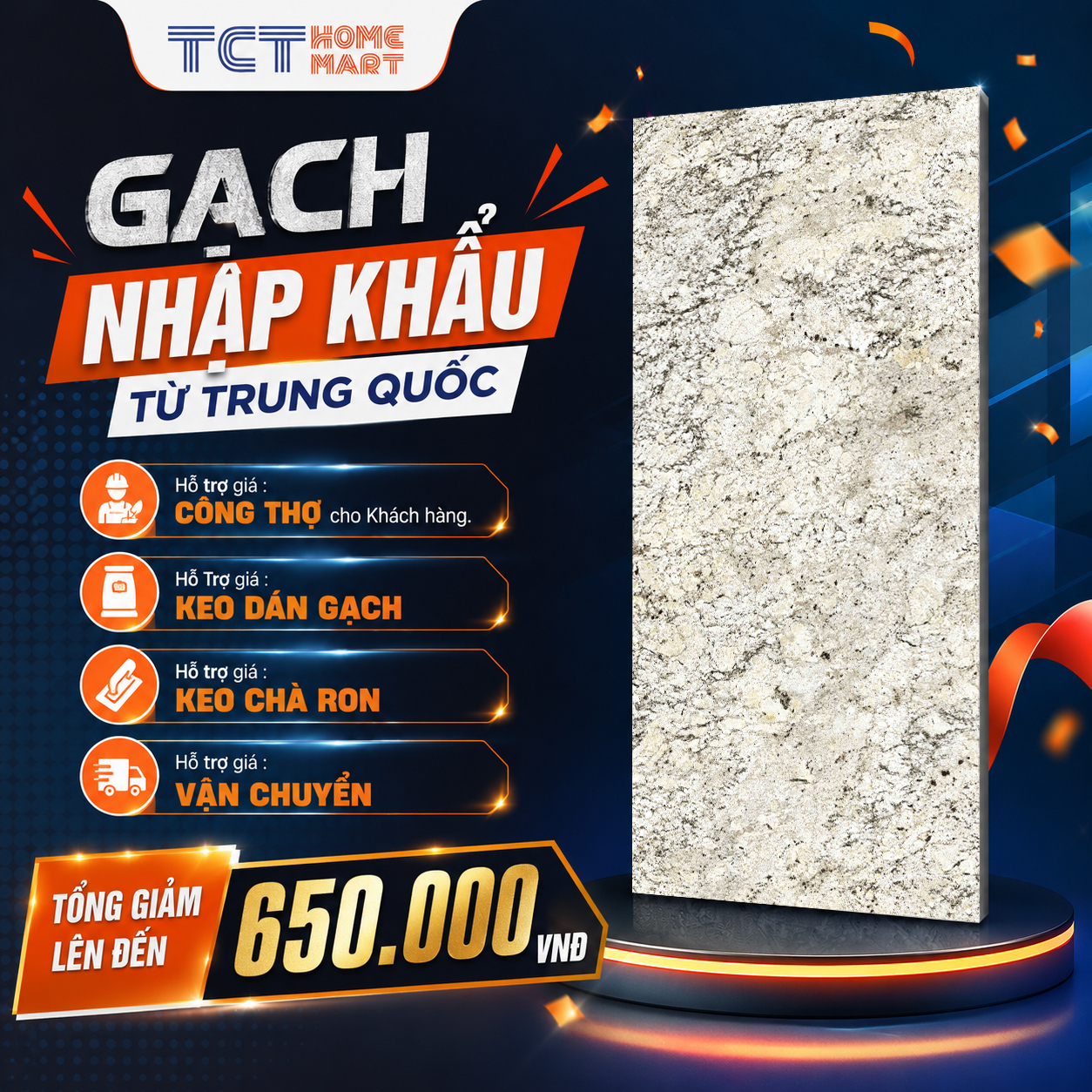 Gạch 90x180 Cm - Gạch Monalisa Vân Đá Bóng Trắng