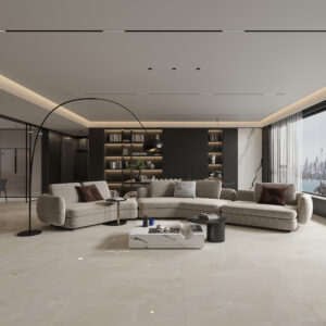 Gạch 100x100 Cm - Gạch Vân Ngọc Thạch (Onyx) Kem - Ảnh 3