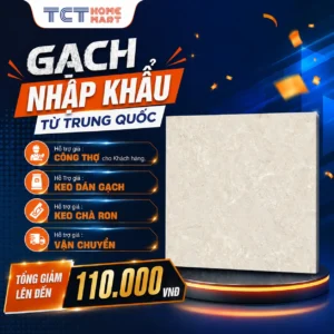 Gạch 80x80 Cm - Gạch Vân Đá Bóng Kem