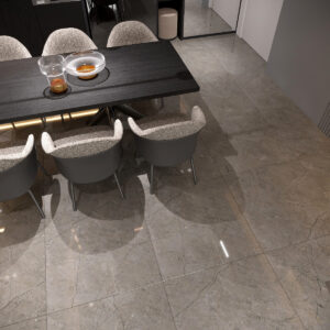 Gạch 80x80 Cm - Gạch Vân Đá Bóng Xám Ghi - Ảnh 4