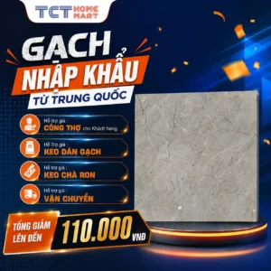Gạch 80x80 Cm - Gạch Vân Đá Bóng Xám Ghi