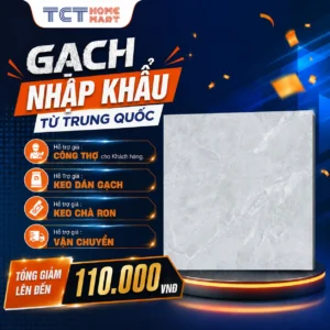 Gạch 80x80 Cm - Gạch Vân Đá Bóng Xám Xanh