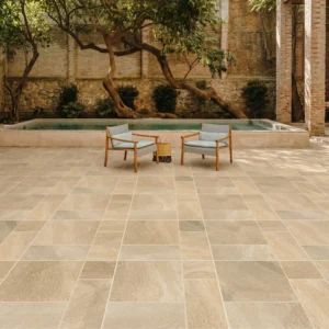 Gạch Sân Vườn 60x60 Cm - Gạch Giả Đá Phiến - Ảnh 9
