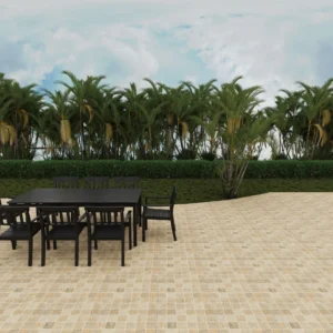 Gạch Sân Vườn 60x60 Cm - Gạch Giả Mosaic - Ảnh 3