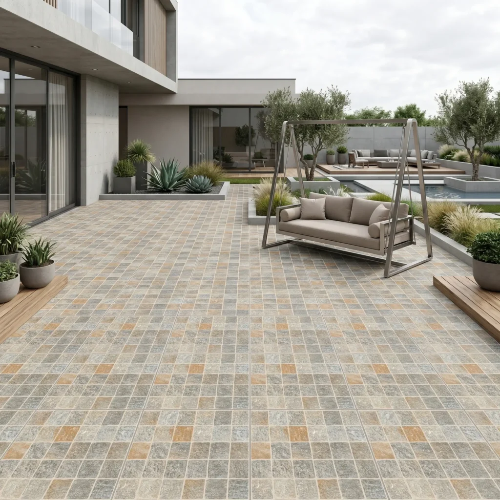 Gạch sân vườn 600x600