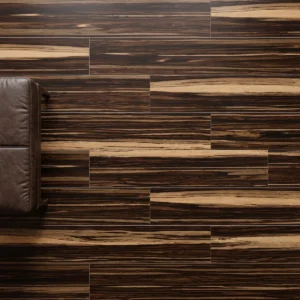 Gạch 20x120 Cm - Gạch Giả Gỗ Mờ Đen - Ảnh 4