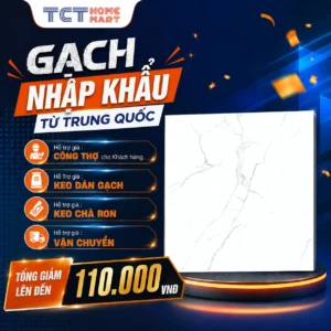 Gạch 80x80 Cm - Gạch Vân Mây Bóng Trắng