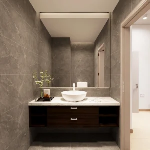 Gạch 40×80 Cm – Gạch Vân Đá Mờ Xám - Ảnh 3