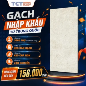 Gạch 60x120 Cm - Gạch Monalisa - Gạch Vân Đá Mờ Xám Be