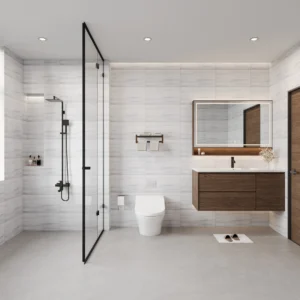 Gạch 30×60 Cm – Gạch Vân Đá Mờ Trắng - Ảnh 3