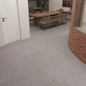 Gạch 60×60 Cm – Gạch Vân Đá Mờ Xám - Ảnh 3