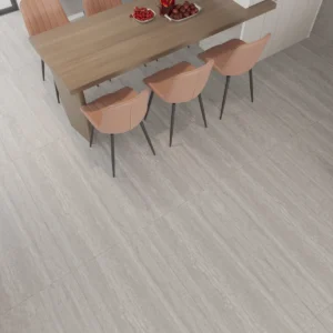 Gạch 60x120 Cm - Gạch Vân Travertine Mờ Xám - Ảnh 3
