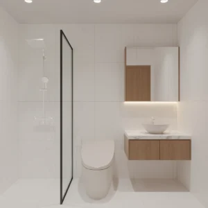 Gạch 60×60 Cm – Gạch Chống Trơn Trượt – Gạch Vân Đá Mờ Trắng - Ảnh 3