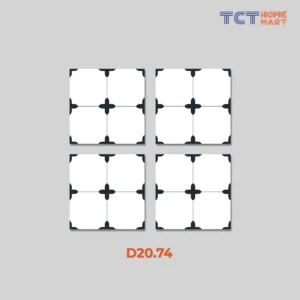 BST 15 Kiểu Gạch Bông 20x20 cm - Gạch Trang Trí Mờ Trắng Đen - Ảnh 25