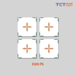 BST 7 Kiểu Gạch Bông 20x20 cm - Gạch Trang Trí Mờ Xanh Dương - Ảnh 12
