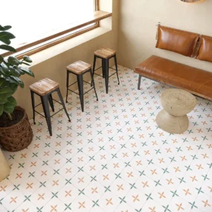 BST 7 Kiểu Gạch Bông 20x20 cm - Gạch Trang Trí Mờ Xanh Dương - Ảnh 13