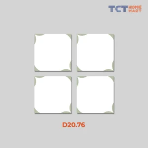 BST 7 Kiểu Gạch Bông 20x20 cm - Gạch Trang Trí Mờ Xanh Mint - Ảnh 7
