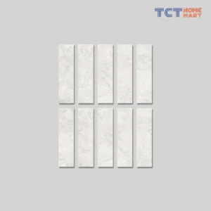 Gạch Thẻ 7.5x30 cm - Gạch Trang Trí Vân Đá Mờ Xám