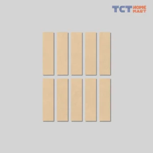 Gạch Thẻ 7.5x30 cm - Gạch Trang Trí Vân Đá Mờ Vàng Cát