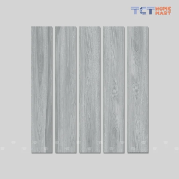 Gạch 15x90 cm - Gạch Giả Gỗ Mờ Xám TCT Group TCT Home Mart B2B