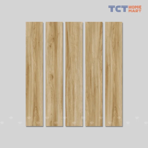 Gạch 15x90 cm - Gạch Giả Gỗ Mờ Kem TCT Group TCT Home Mart B2B