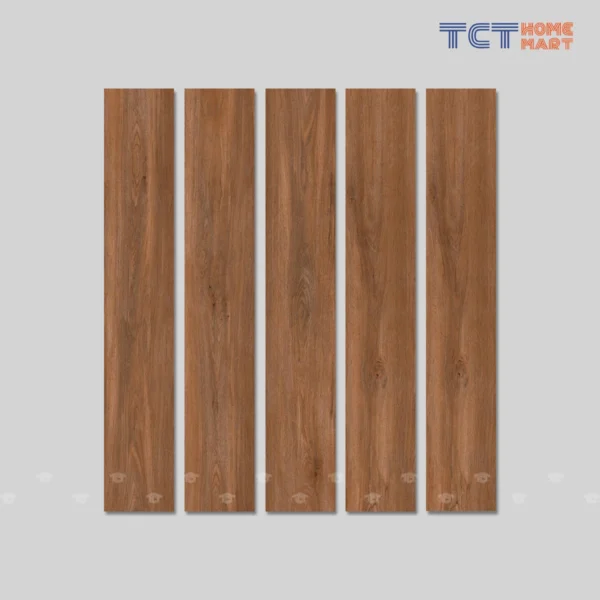 Gạch 15x90 cm - Gạch Giả Gỗ Mờ Nâu Đỏ TCT Group TCT Home Mart B2B