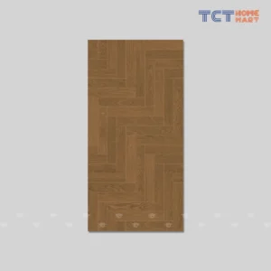 Gạch 60x120 cm - Gạch Giả Gỗ Xương Cá Mờ Nâu Đậm TCT Group TCT Home Mart B2B